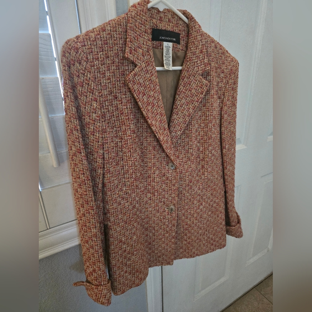 Chanel-esque tweed jacket